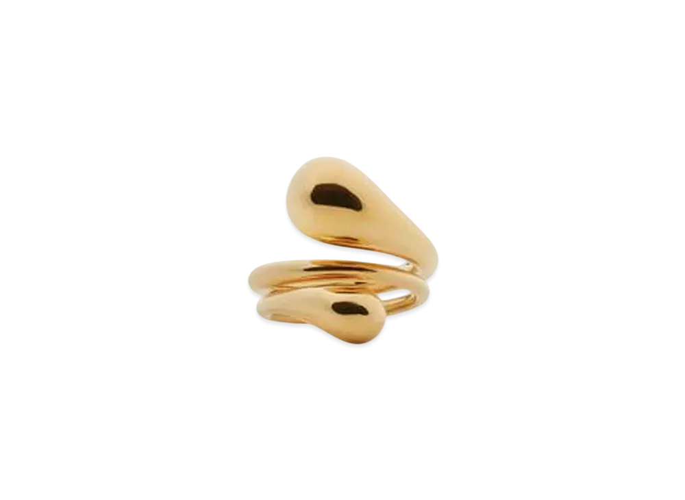 Bottega Veneta Drop Ring "Yellow Gold"