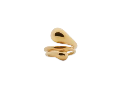 Bottega Veneta Drop Ring "Yellow Gold"
