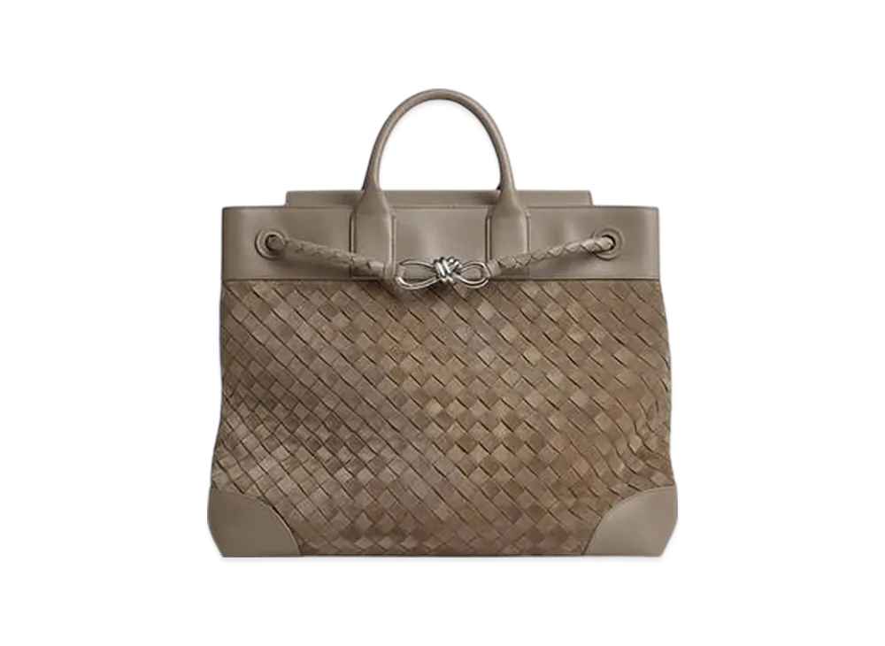 Bottega Veneta Andiamo Voyager "Limestone"