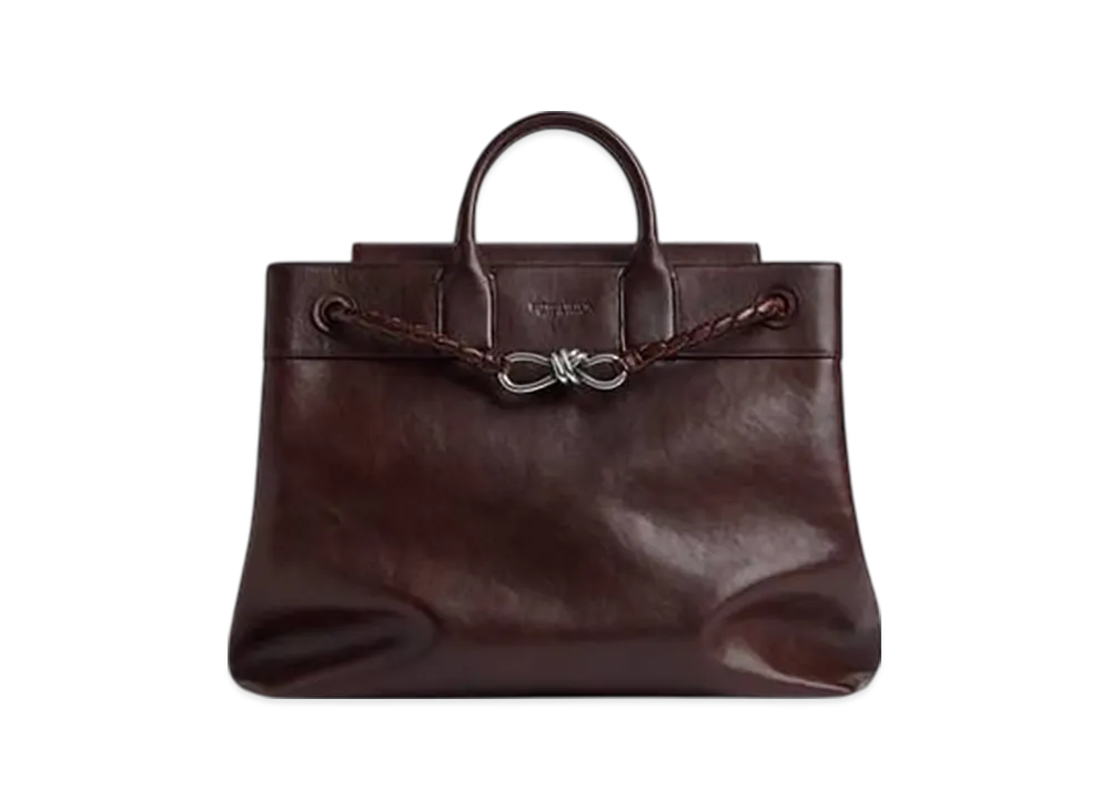 Bottega Veneta Andiamo Voyager "Dark Mahogany"