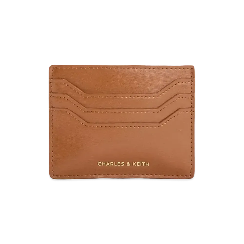 CHARLES & KEITH Multi Slot Card Holder "Brown"