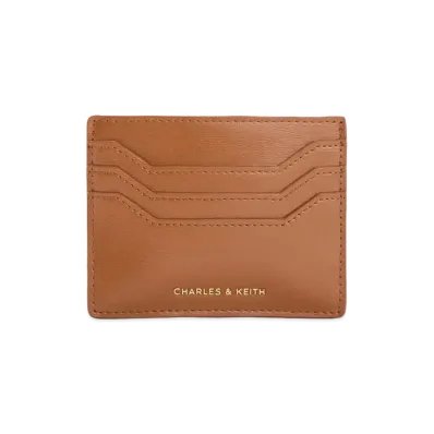 CHARLES & KEITH Multi Slot Card Holder "Brown"