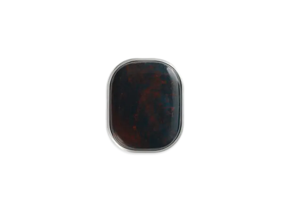 Bottega Veneta Mineral Brooch "Bloodstone"