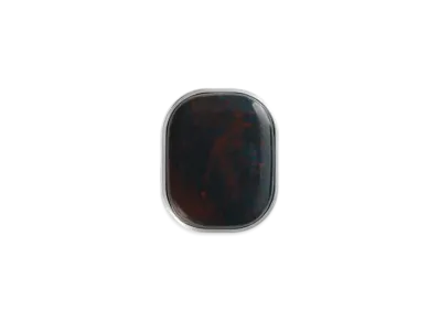 Bottega Veneta Mineral Brooch "Bloodstone"