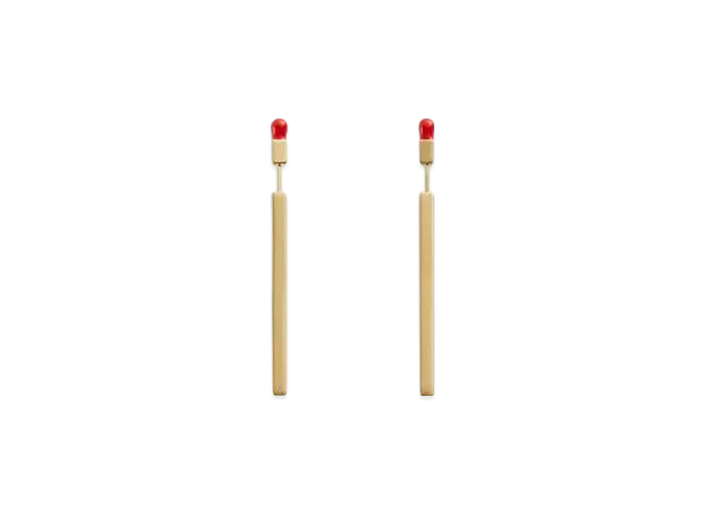 Bottega Veneta Matches Earrings "Syrup"