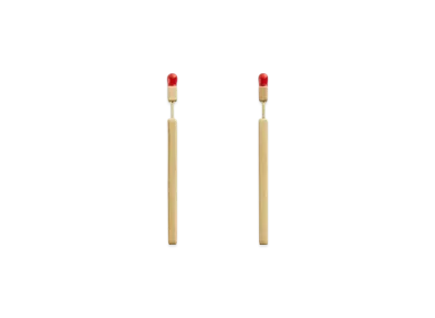 Bottega Veneta Matches Earrings "Syrup"