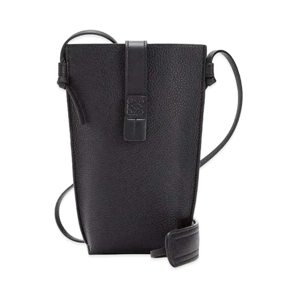 LOEWE Pocket In Soft Grained Calfskin "Black"