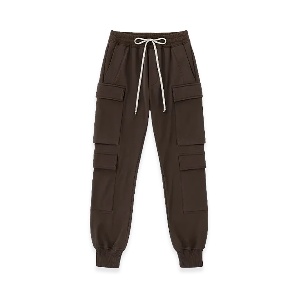 Rick Owens Hollywood Mastodon Mega Cargo Pants "Brown"