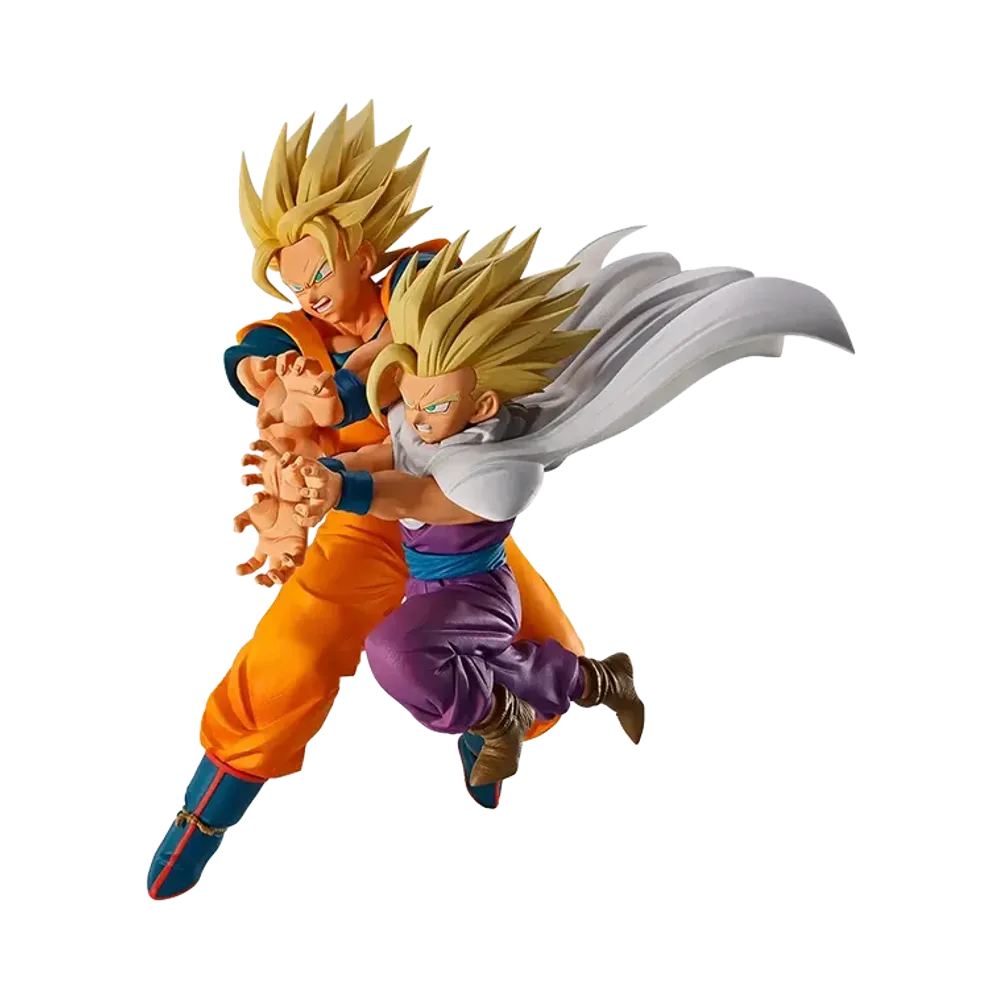 BANDAI "Ichiban Kuji" -Dragon Ball Spectacle Battle- E Prize Son Goku & Son Gohan Figure