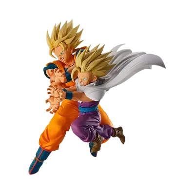 BANDAI "Ichiban Kuji" -Dragon Ball Spectacle Battle- E Prize Son Goku & Son Gohan Figure