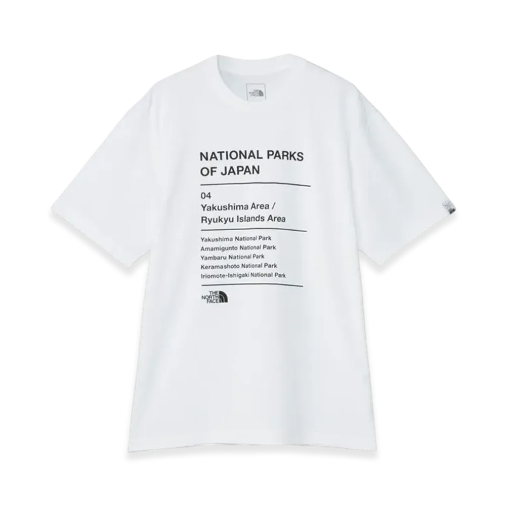 The North Face Short Sleeve National Park Tee "White"
