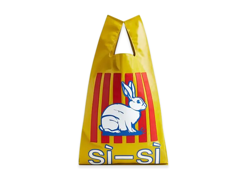 Bottega Veneta Supermercato Tote "Firefly/Nail Polish/White/Cobalt"