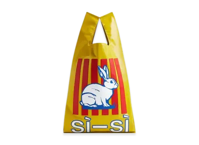 Bottega Veneta Supermercato Tote "Firefly/Nail Polish/White/Cobalt"