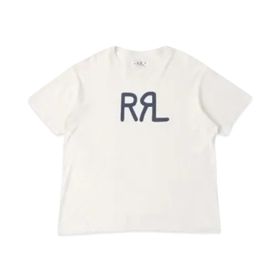 Ron Herman 15th Anniversary Double RL Printed Logo Tee "White"