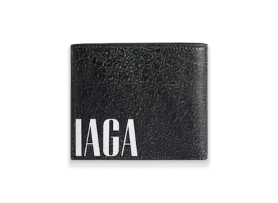 BALENCIAGA Editor Square Folded Wallet "Black"