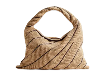 Bottega Veneta Large Hop "Natural/Fondente"