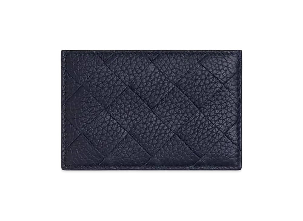 Bottega Veneta Intrecciato Credit Card Case "Nocturnal"