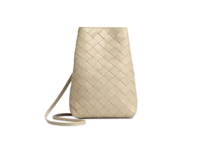 Bottega Veneta Intrecciato Pouch "Ecru"