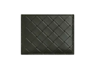 Bottega Veneta Intrecciato Stamp Credit Card Case "Camping"