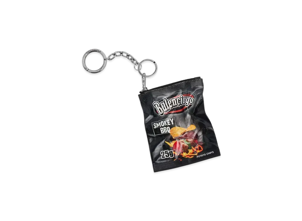 BALENCIAGA Charm/Keychain Chips "Black"