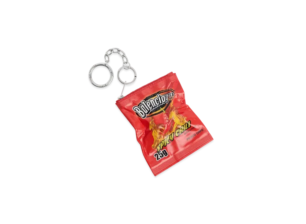 BALENCIAGA Charm/Keychain Chips "Red"