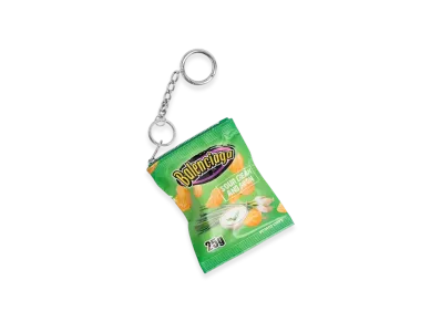BALENCIAGA Keyring Chips Charm "Green"