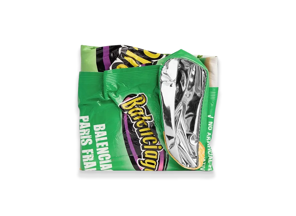 BALENCIAGA Chips Square Folded Wallet "Black"