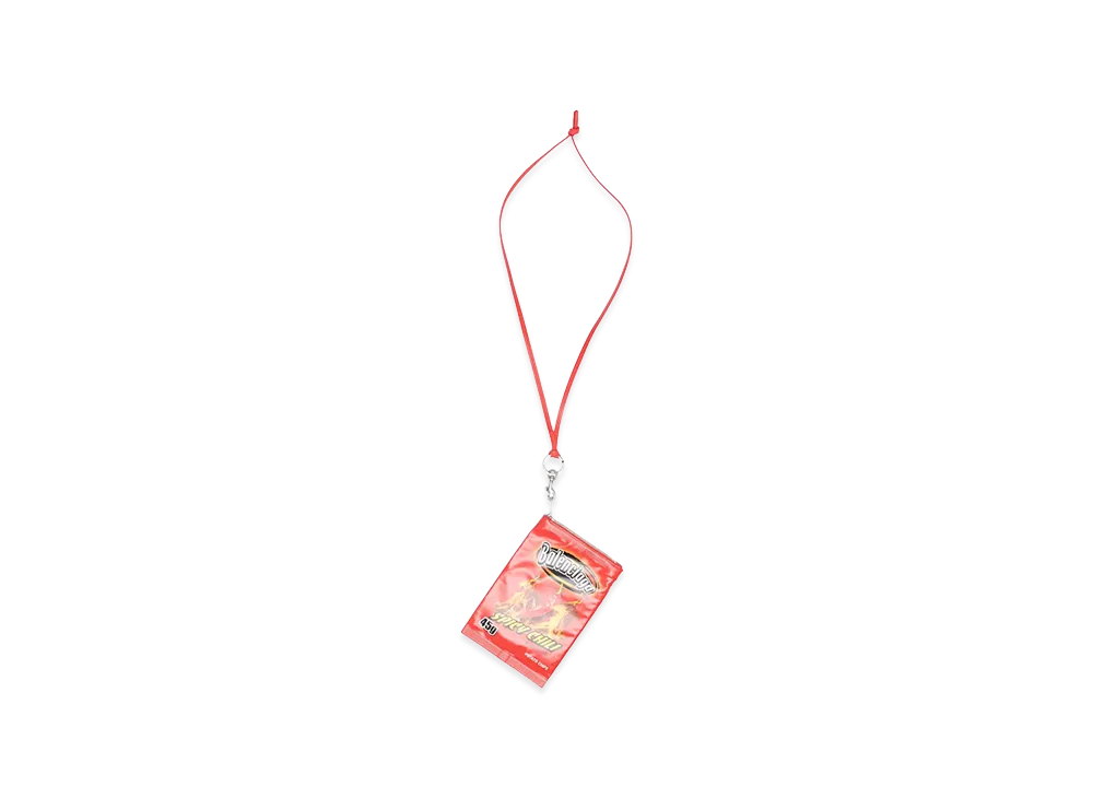 BALENCIAGA Chips Cell Phone Pouch "Red"