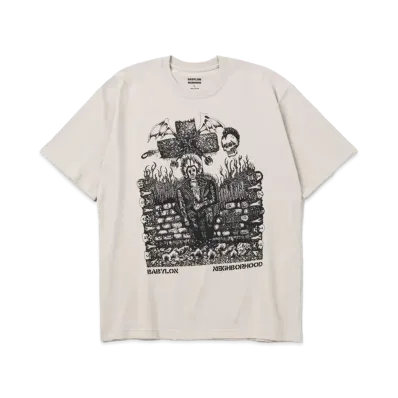 NEIGHBORHOOD x BABYLON . Tee SS-1 "Beige"