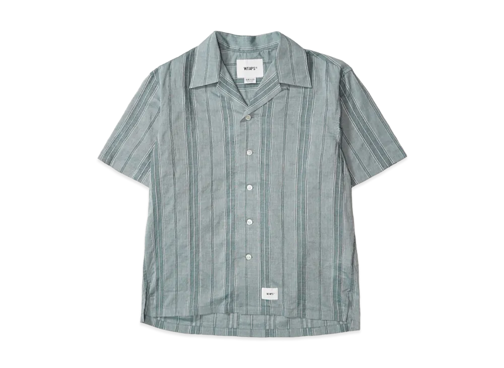 WTAPS Frio 02 / SS / Cotton. Dobby. Textile "Green"