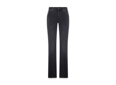 Saint Laurent Women's Straight Leg Denim Jeans "Black"