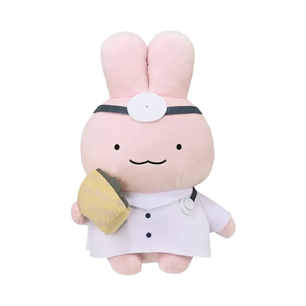 BANDAI "Ichiban Kuji" -White Tiger and Black Tiger ~Party for Everyone~- Last One Prize I have money - Rabbit Teacher Plush