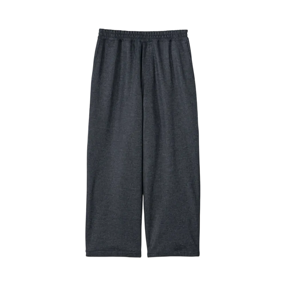 Graphpaper Wool Smooth Flannel Easy Wide Pants "Grey"