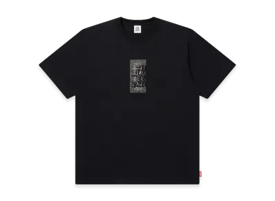 BlackEyePatch Rhinestone Grayscale HWC Label Tee "Black"