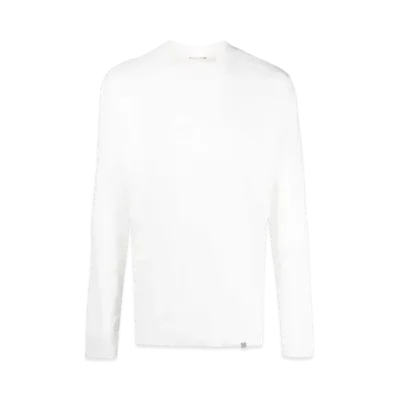 1017 ALYX 9SM Destroyed Crew-Neck Jumper "White"