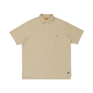 HUMAN MADE Big Polo Shirt "Beige"