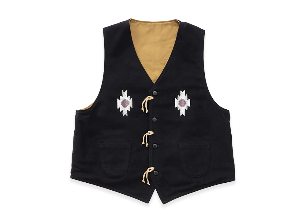 visvim Newfolk Vest "Navy"