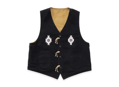 visvim Newfolk Vest "Navy"