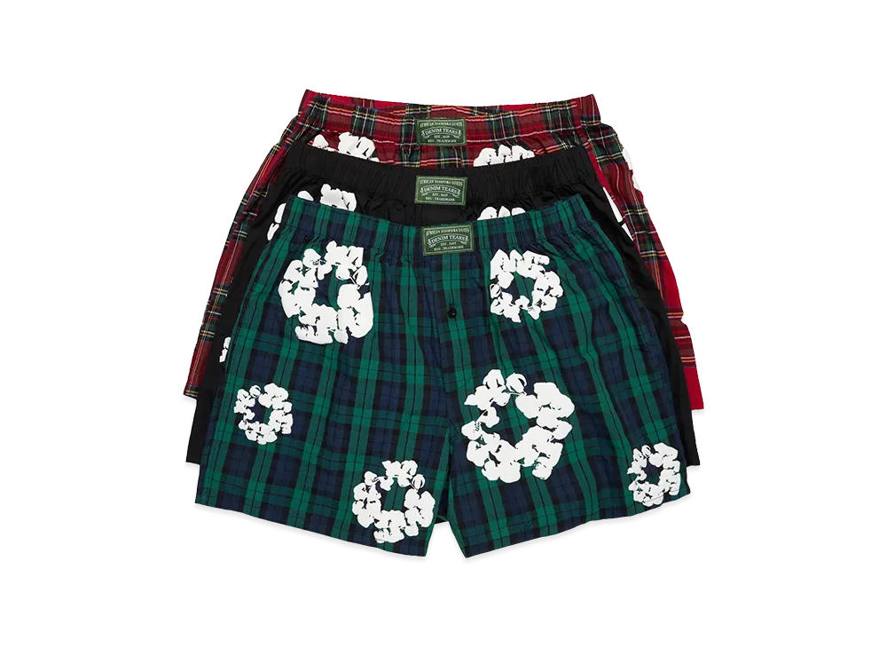 DENIM TEARS Cotton Wreath Boxer Short 3-Pack "Multi"