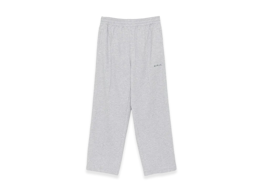 GUCCI Cotton Blend Joggers "Grey"