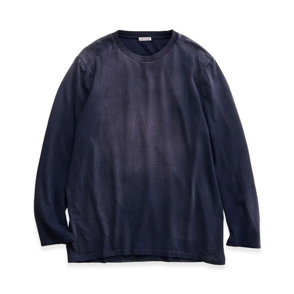 NICENESS Crowe Jacket Sleeve Tubular T-Shirt "Navy"