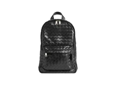 Bottega Veneta Small Intrecciato Backpack "Black"