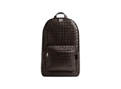 Bottega Veneta Intrecciato Backpack "Fondente"