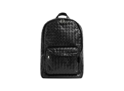 Bottega Veneta Intrecciato Backpack "Black"