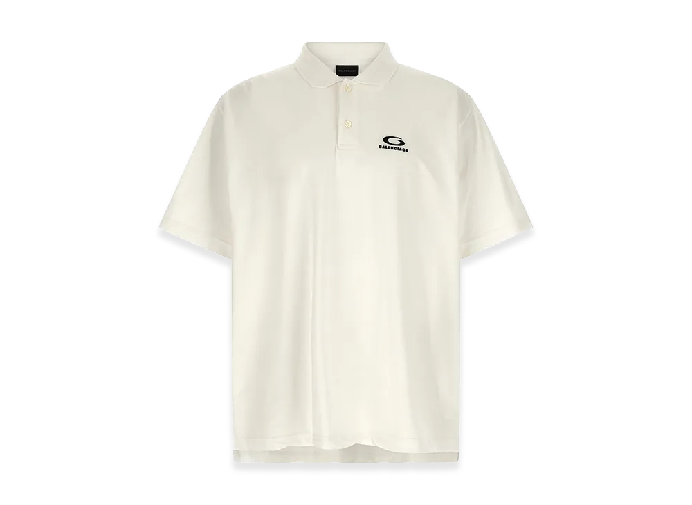 BALENCIAGA 'laurel Classic' Polo Shirt "White"