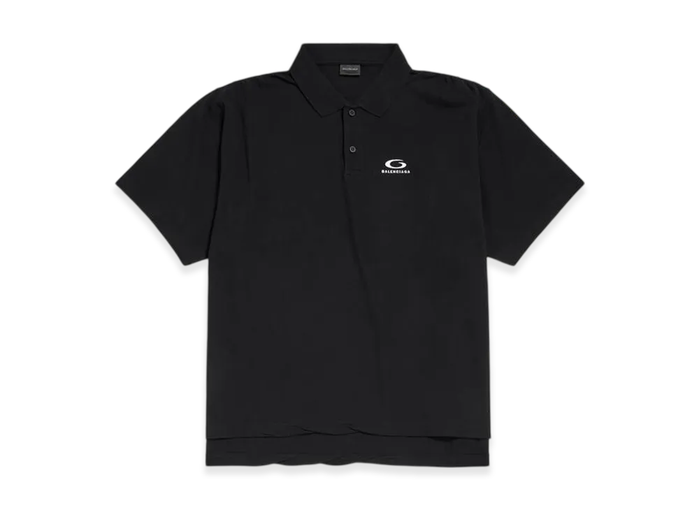 BALENCIAGA Laurel Classic Regular Polo "Black"