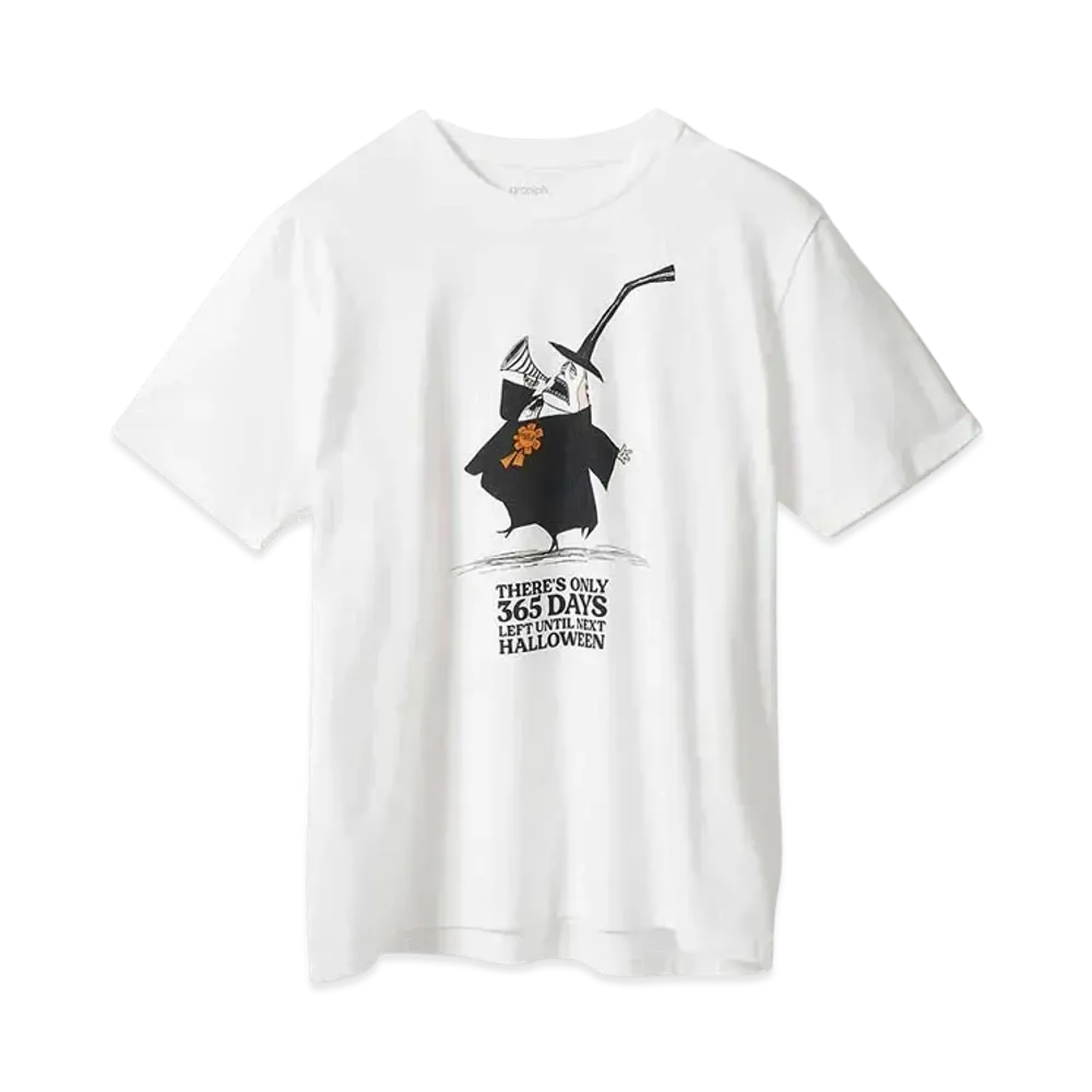 graniph x THE NIGHTMARE BEFORE CHRISTMAS 365 Days Left T-Shirt "White"