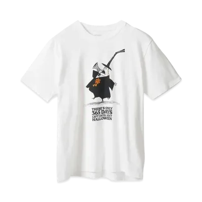 graniph x THE NIGHTMARE BEFORE CHRISTMAS 365 Days Left T-Shirt "White"