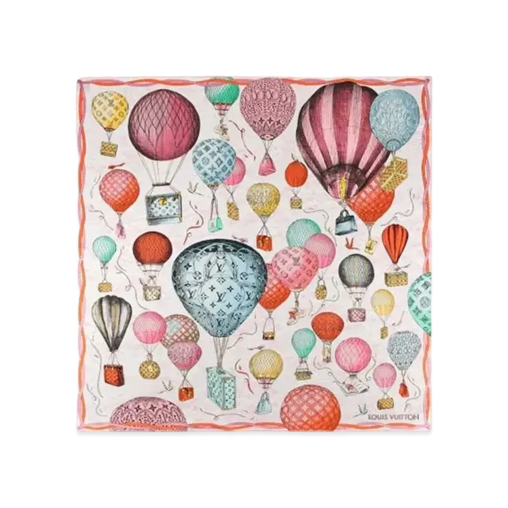 Louis Vuitton Up And Away Square 90 "Rose Crair"