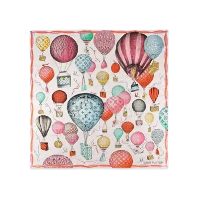 Louis Vuitton Up And Away Square 90 "Rose Crair"